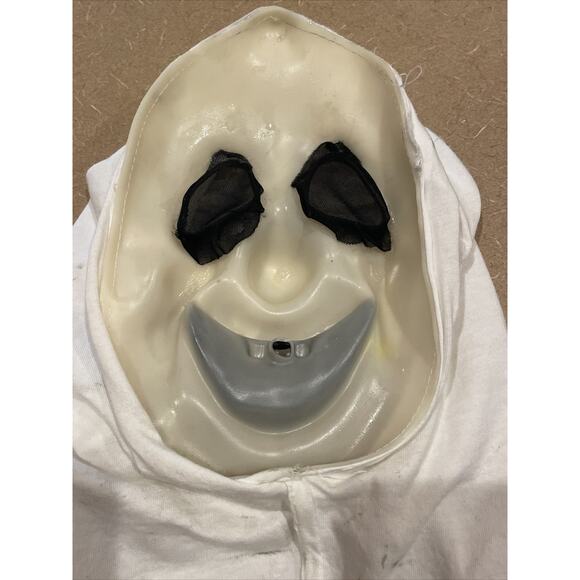 GLOW Fun World Goofy Ghost Mask Rare 90s DIV Fantastic Faces Original Gen White - Picture 9 of 14